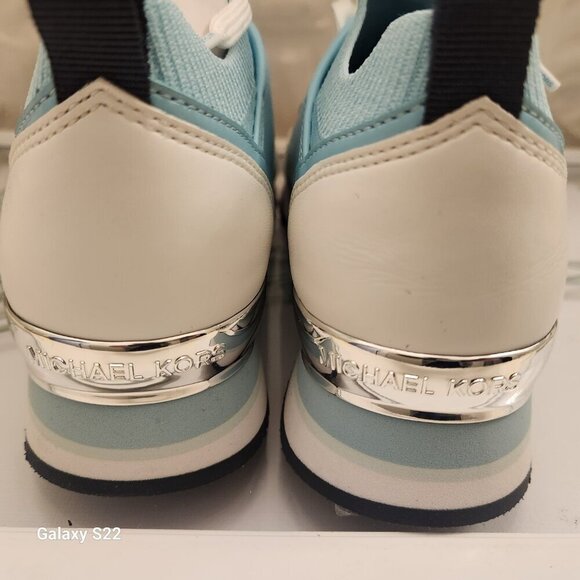 Michael Kors Women's Dash Knit Trainer Sneakers - Mystic Blue 5.5. NIB - Picture 7 of 12